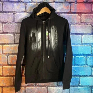 Cloke 360 Series Women's Graphic Hoodie Black Size 12